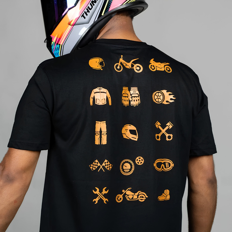 Moto-Life - T-Shirt - Black | 100kmph
