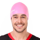 Viva Swimming Silicone Swimming Cap Unisex Soft Waterproof Swimming Pool Head Cap Water Sports Long Hair for Children Kids Boys Girls of All Age (Universal Size, Multicolour)
