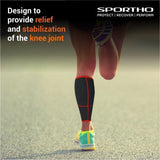 NIVIA Calf Support -Slip in Sleeve, Ankle Sleeves, Braces or Wraps , For Compression & Circulation Available in S | M | L  & Black / Red Color , Used for All kind of impact Sports