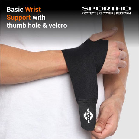 Nivia Orthopedic Basic Wrist With Thumb Support (Rb-24) Pair