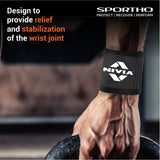 Nivia Orthopedic Basic Wrist Support (Rb-25) Pair