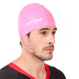 Viva Swimming Silicone Swimming Cap Unisex Soft Waterproof Swimming Pool Head Cap Water Sports Long Hair for Children Kids Boys Girls of All Age (Universal Size, Multicolour)