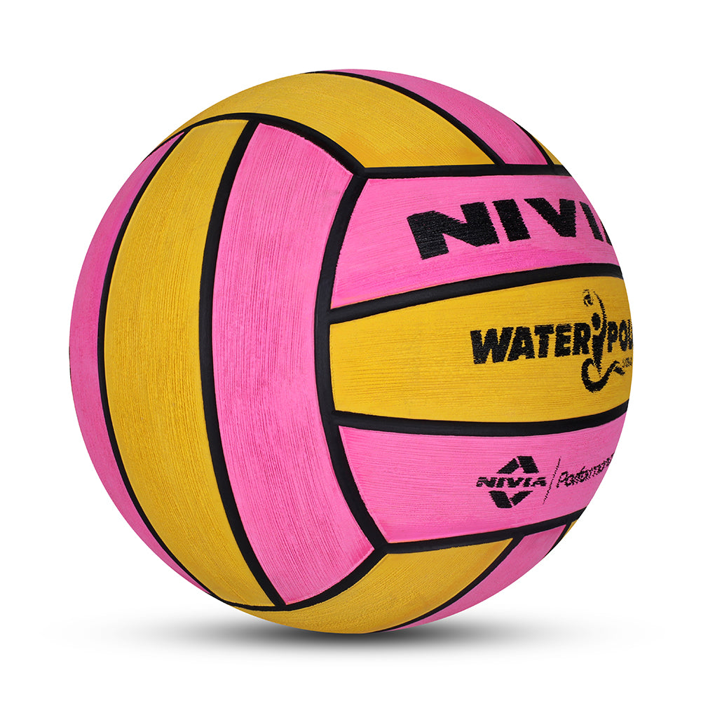 WATER POLO, Match Ball, 18 Panels, Durable Rubber Cover Molded with Smooth Surface Matt, Butyl Bladder, Match Ball Standard, Made for Tournaments , to Play on All Kind of Indoor & Outdoor Surfaces