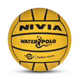 NIVIA WATER POLO, Match Ball, 18 Panels, Durable Rubber Cover Molded with Smooth Surface Matt, Butyl Bladder, Match Ball Standard, Made for Tournaments , to Play on All Kind of Indoor & Outdoor Surfaces