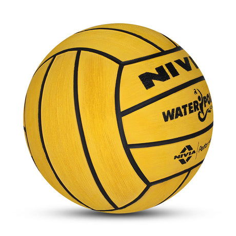 NIVIA WATER POLO, Match Ball, 18 Panels, Durable Rubber Cover Molded with Smooth Surface Matt, Butyl Bladder, Match Ball Standard, Made for Tournaments , to Play on All Kind of Indoor & Outdoor Surfaces