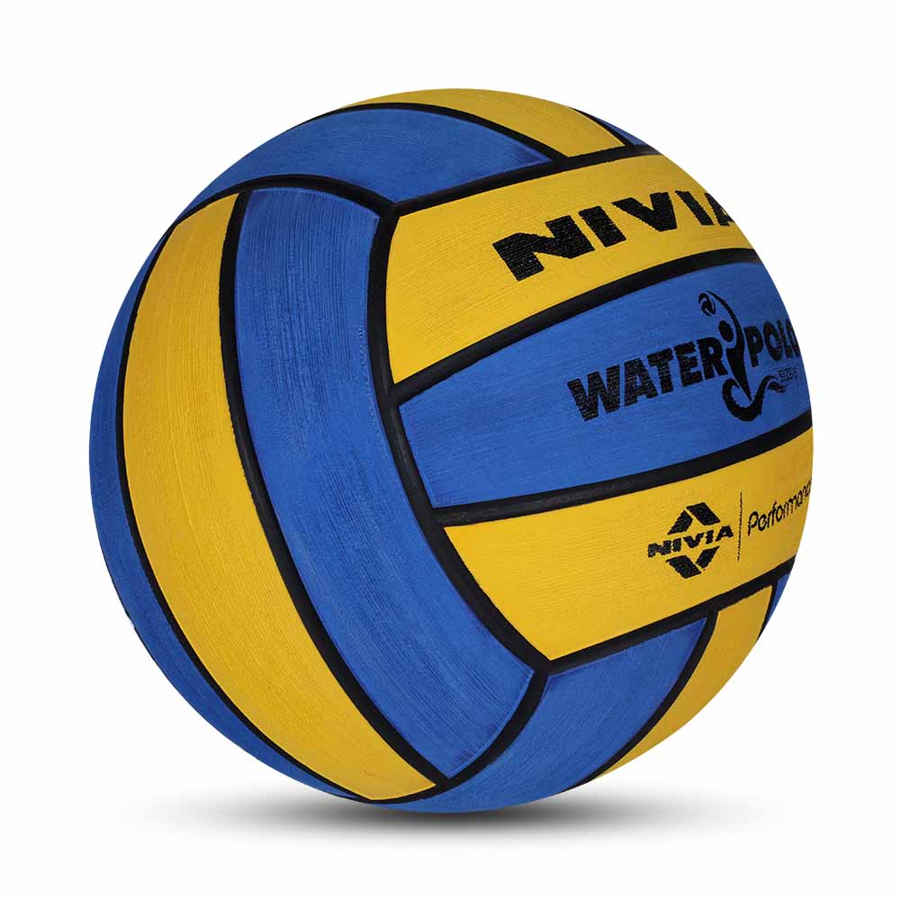WATER POLO, Match Ball, 18 Panels, Durable Rubber Cover Molded with Smooth Surface Matt, Butyl Bladder, Match Ball Standard, Made for Tournaments , to Play on All Kind of Indoor & Outdoor Surfaces