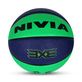 NIVIA 3X3, Match Ball, 8 Panels, Soft Touch Rubber Cover Molded with Pebbled Texture , Butyl ThreadwoundedBladder, As per BFI Standard , Made for Tournaments , to Play on All Indoor & Outdoor Surfaces