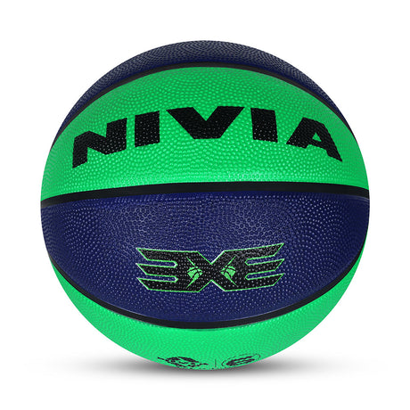 NIVIA 3X3, Match Ball, 8 Panels, Soft Touch Rubber Cover Molded with Pebbled Texture , Butyl ThreadwoundedBladder, As per BFI Standard , Made for Tournaments , to Play on All Indoor & Outdoor Surfaces