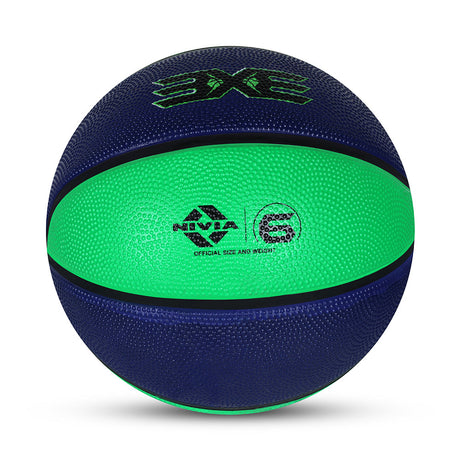 NIVIA 3X3, Match Ball, 8 Panels, Soft Touch Rubber Cover Molded with Pebbled Texture , Butyl ThreadwoundedBladder, As per BFI Standard , Made for Tournaments , to Play on All Indoor & Outdoor Surfaces
