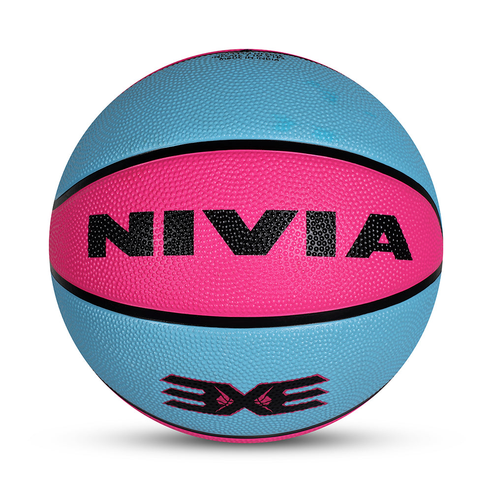 NIVIA 3X3, Match Ball, 8 Panels, Soft Touch Rubber Cover Molded with Pebbled Texture , Butyl ThreadwoundedBladder, As per BFI Standard , Made for Tournaments , to Play on All Indoor & Outdoor Surfaces