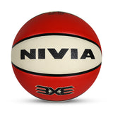 NIVIA 3X3, Match Ball, 8 Panels, Soft Touch Rubber Cover Molded with Pebbled Texture , Butyl ThreadwoundedBladder, As per BFI Standard , Made for Tournaments , to Play on All Indoor & Outdoor Surfaces