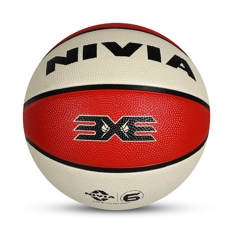 NIVIA 3X3, Match Ball, 8 Panels, Soft Touch Rubber Cover Molded with Pebbled Texture , Butyl ThreadwoundedBladder, As per BFI Standard , Made for Tournaments , to Play on All Indoor & Outdoor Surfaces