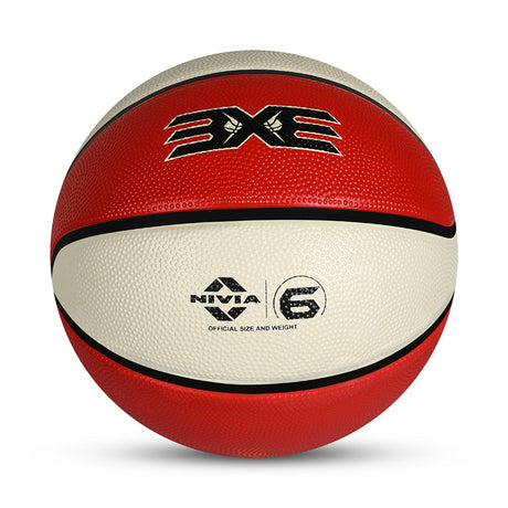 NIVIA 3X3, Match Ball, 8 Panels, Soft Touch Rubber Cover Molded with Pebbled Texture , Butyl ThreadwoundedBladder, As per BFI Standard , Made for Tournaments , to Play on All Indoor & Outdoor Surfaces