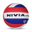 NIVIA VAYU, 12 Panels, Microfiber PU Pasted with Grainy & Dimpled Texture, Butyl Threadwounded Bladder, As Per FIVB Standard, Made for Pro-Leagues / Internationals Matches, to Play on Indoor Surfaces