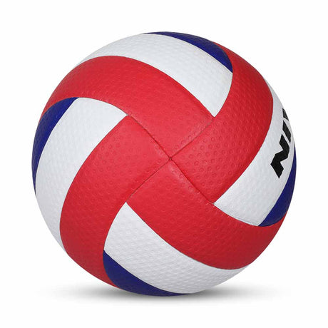 NIVIA VAYU, 12 Panels, Microfiber PU Pasted with Grainy & Dimpled Texture, Butyl Threadwounded Bladder, As Per FIVB Standard, Made for Pro-Leagues / Internationals Matches, to Play on Indoor Surfaces