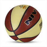NIVIA LEGACY , Match Ball, 8 Panels, PU Leather Cover Laminated  with Pebbled Texture , Butyl ThreadwoundedBladder, FIBA Level 1 , Made for Pro-Leagues , to Play on Indoor Surfaces