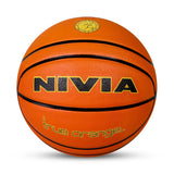 NIVIA TRUE ORANGE, Training Ball, 14 Panels, Durable Rubber Cover Molded with Pebbled Texture , Butyl ThreadwoundedBladder, Training Ball Standard, Made for Training Sessions , to Play on All Indoor & Outdoor Surfaces