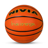 NIVIA TRUE ORANGE, Training Ball, 14 Panels, Durable Rubber Cover Molded with Pebbled Texture , Butyl ThreadwoundedBladder, Training Ball Standard, Made for Training Sessions , to Play on All Indoor & Outdoor Surfaces