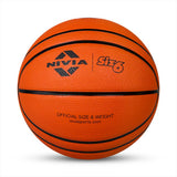 NIVIA TRUE ORANGE, Training Ball, 14 Panels, Durable Rubber Cover Molded with Pebbled Texture , Butyl ThreadwoundedBladder, Training Ball Standard, Made for Training Sessions , to Play on All Indoor & Outdoor Surfaces