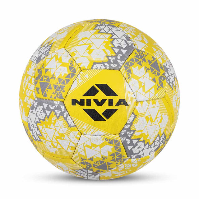 NIVIA KORF BALL, Match Ball, 32 Panels, Durable Rubber Cover Hand-Stitched with Smooth Surface Matt, Latex Bladder, Match Ball Standard, Made for Tournaments , to Play on All Kind of Indoor & Outdoor Surfaces