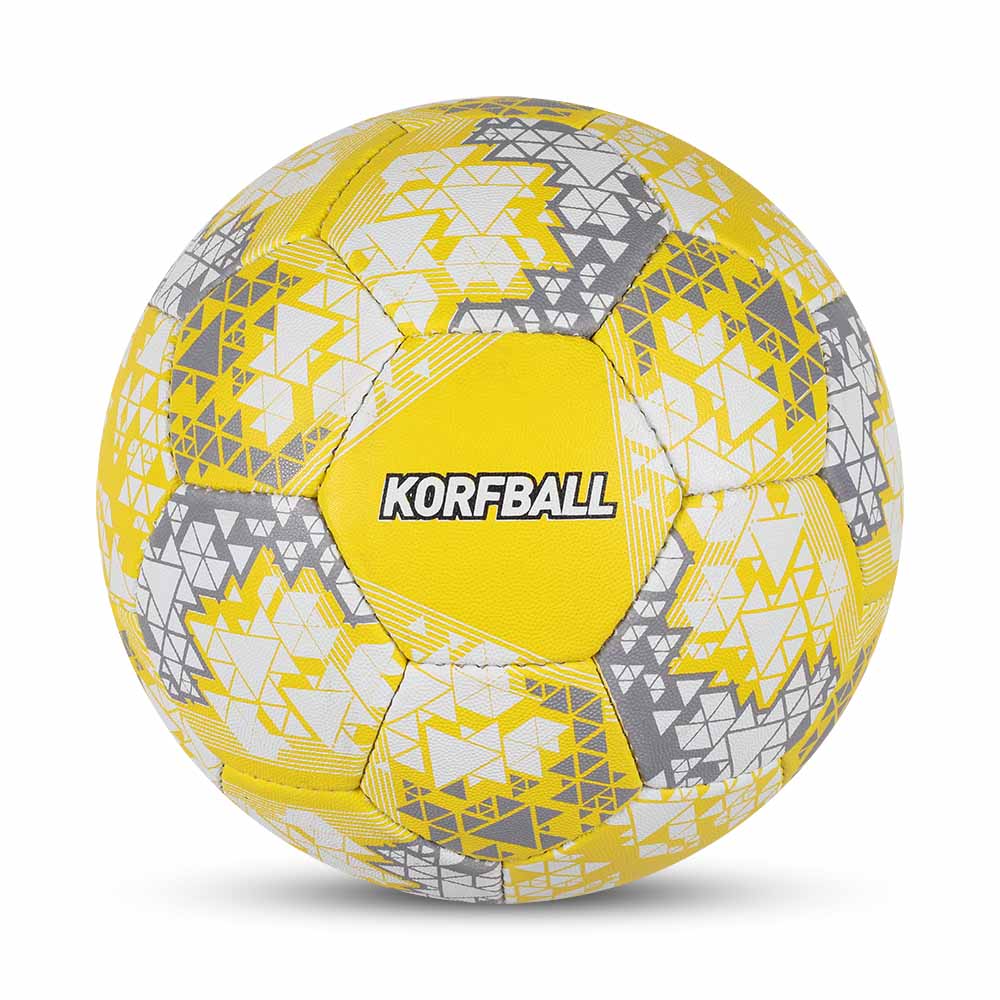 NIVIA KORF BALL, Match Ball, 32 Panels, Durable Rubber Cover Hand-Stitched with Smooth Surface Matt, Latex Bladder, Match Ball Standard, Made for Tournaments , to Play on All Kind of Indoor & Outdoor Surfaces