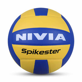 NIVIA SPIKESTER, 18 Panels, PU (Polyurethane) Pasted with Dotted Surface Matt, Butyl Threadwounded Bladder, Training Ball Standard, Made for Training Sessions , to Play on All Kind of Indoor & Outdoor Surfaces