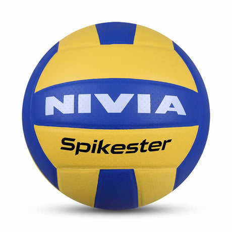 NIVIA SPIKESTER, 18 Panels, PU (Polyurethane) Pasted with Dotted Surface Matt, Butyl Threadwounded Bladder, Training Ball Standard, Made for Training Sessions , to Play on All Kind of Indoor & Outdoor Surfaces