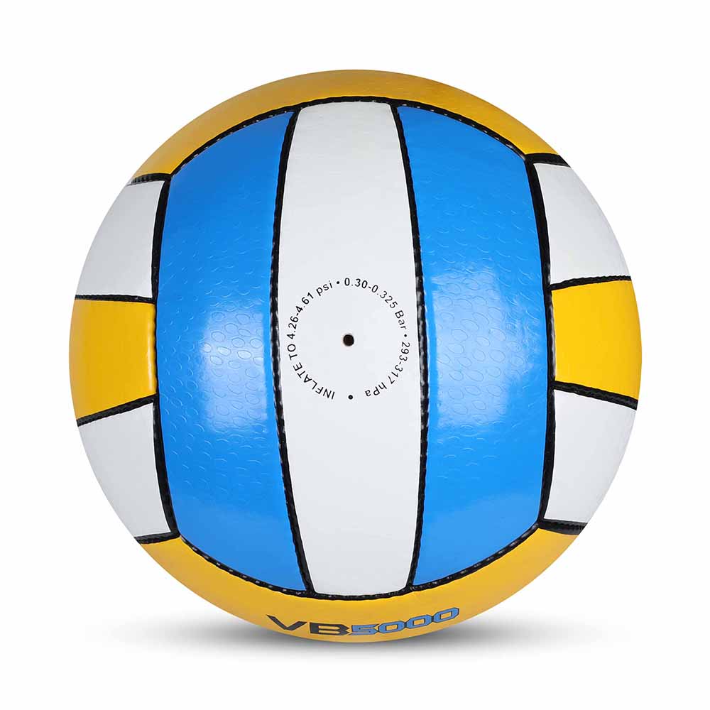 Nivia VB-5000 Volleyball,32 pannel, PU Stitched, Indoor - All Surface, Outdoor-Soft & Dry Surface, Training Ball (Multicolor) Size - 4
