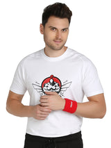 Omtex Wrist Sweat Band Red (3 inch)