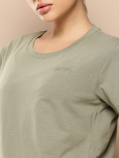 Women Cotton Lycra Tee
