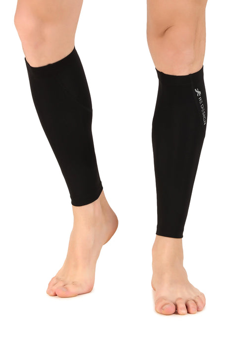 Nylon Compression Calf Sleeves (Black)