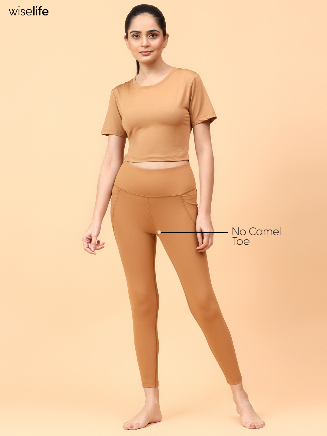 Active Fitted Leggings (Brown)