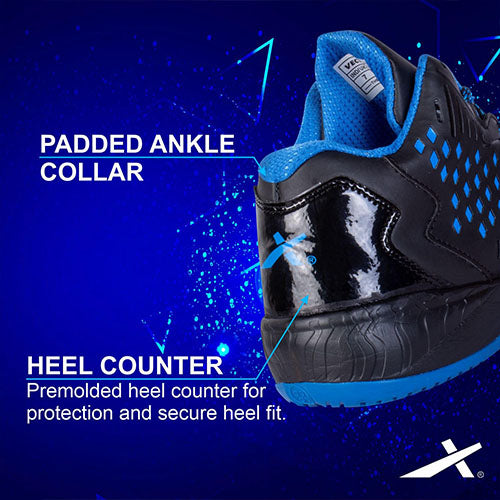 Vector X Cosmic Basketball Shoe with Spalding Rebound Rubber Streetball Basketball Combo Set for Men, Breathable Non Slip Outdoor Sneakers Cushioning Workout Shoes for Fitness