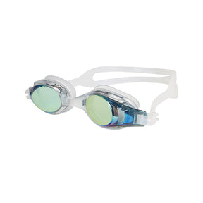 Viva Swimming Flash Swimming Goggle One Piece Silicone Mirror with Double Silicone Strap for Professional Swimming Unisex Youth Adults