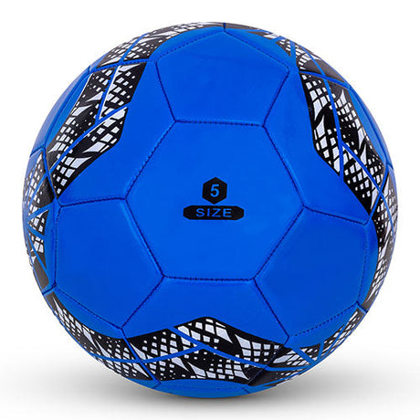 Vector X FIGHTER 32 Panel PVC Machine Stitched Indoor/Outdoor Practice, Training Match Soccer Football + Free Air Needle with Butyl Bladder Ball, Size 5, Suitable for Men, Youth Adults 15+ Years Boys
