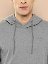 GREY  FLEECE HOODIE