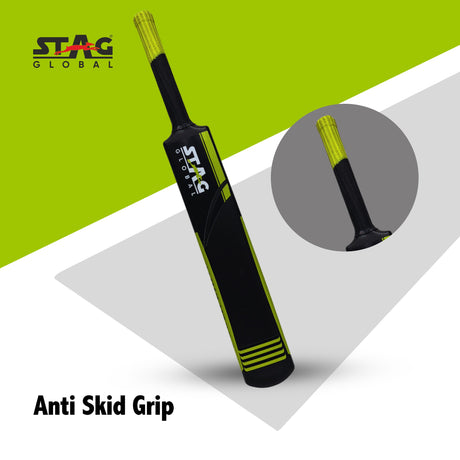 STAG GLOBAL Plastic Cricket Bat | Lightweight & Durable for All Ages | Hard Plastic Bat for Tennis & Soft Ball Cricket
