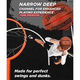 Vector X Cosmic Basketball Shoe with Spalding Rebound Rubber Streetball Basketball Combo Set for Men, Breathable Non Slip Outdoor Sneakers Cushioning Workout Shoes for Fitness