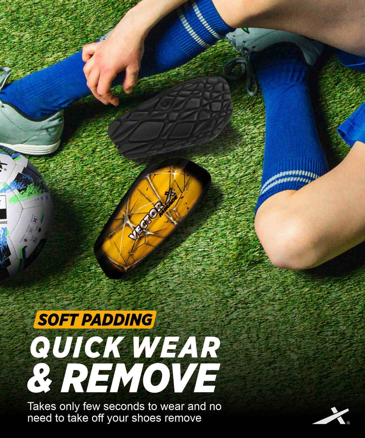 Vector X Mirage Football Shinguard