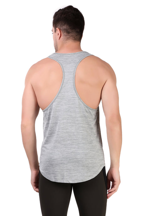 Gym Stringer Vest For Men (White)