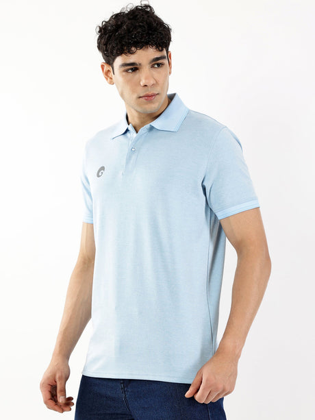 Flex Polo T-shirts SkyBlue | Omtex