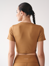 Active Crop Top (Brown)