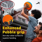 Vector X 8 Panel Speed Rubber Moulded Indoor/Outdoor Basketball with Butyl Bladder (Suitable for Practice/Match/Training) + Free Air Needle
