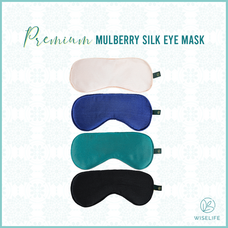 Mulberry Silk Eye Mask - Set of 4 | Wiselife