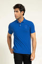 Blue Embroidered Polo | Cougar - KIBI SPORTS