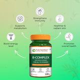 B-Complex Tablets  100% RDA of All B Vitamins | Energy & Immunity