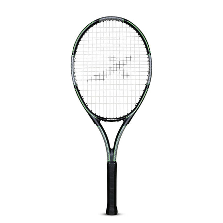 Vector X Hurricane Racket High Performance Full Cover Composite Tennis Racquet for Sports Green Strung Tennis Racquet Adults