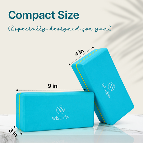 Classic Yoga Block Set of 2 | Wiselife