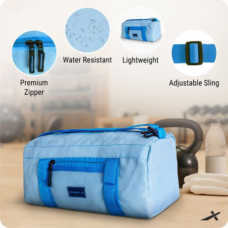Vector X Tone UP Workout Bag for Sports, Unisex Sports Carry Bag, Adjustable Shoulder Gym Bag and Weekend Travel Bag