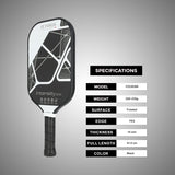 FZ230306 Intensity 1000 Pickleball Paddle - Black